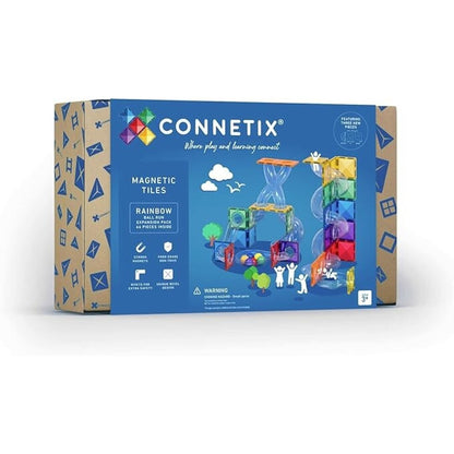 Rainbow Ball Run Expansion Pack 66 pc - Connetix