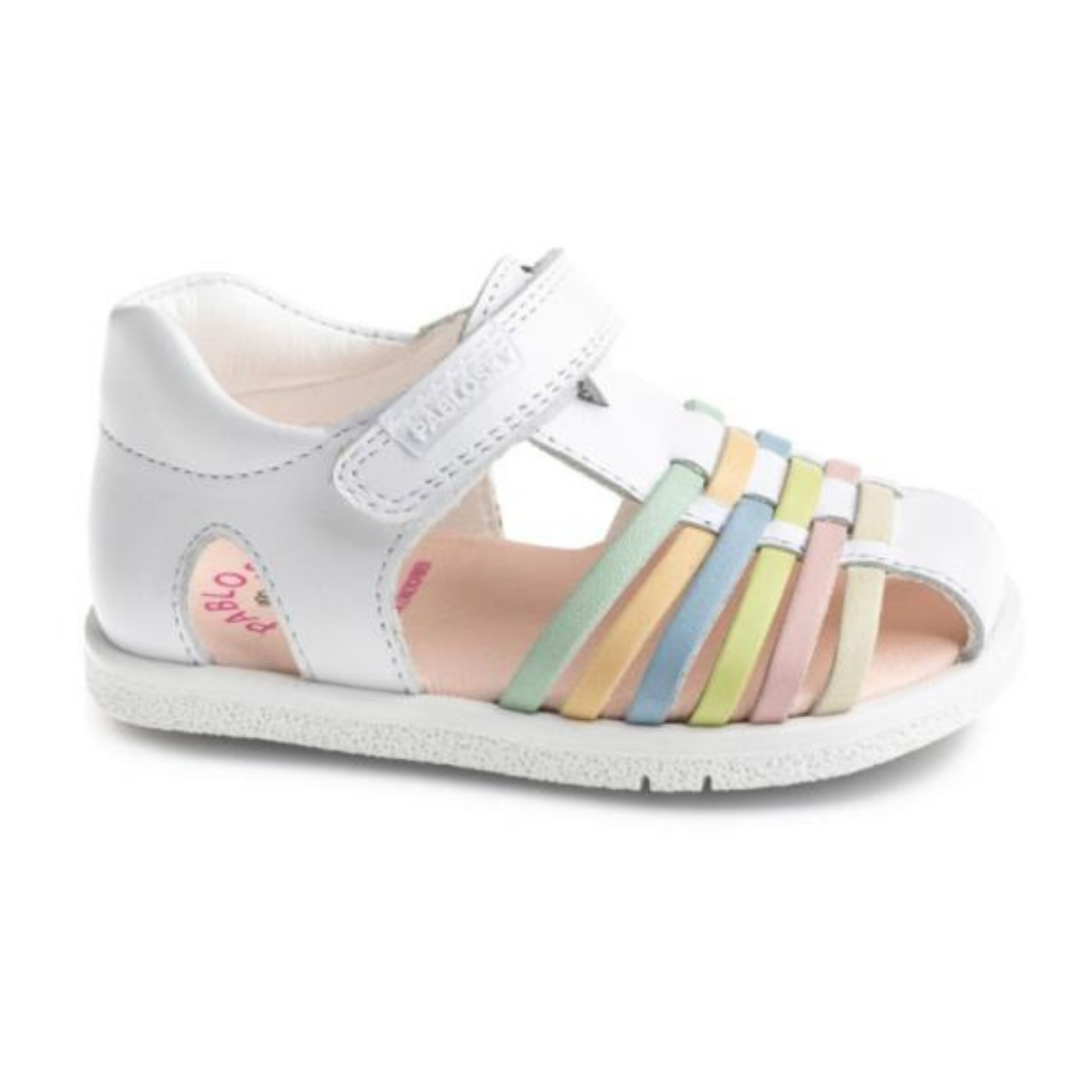 Sandalias barefoot Quizz Blanco - Pablosky