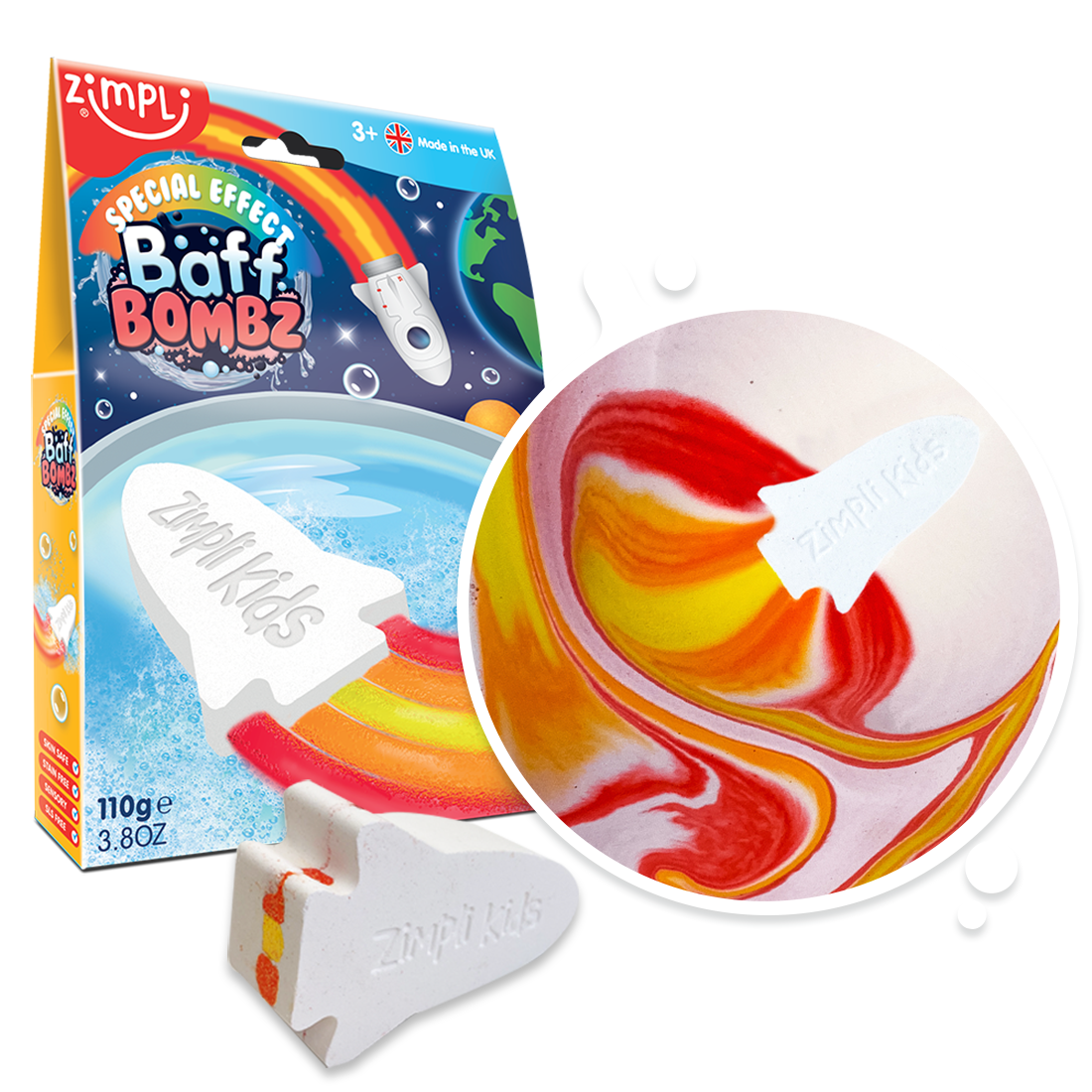 Bomba de baño Rocket - Zimpli
