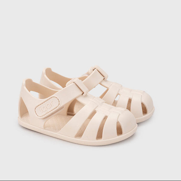 Cangrejeras barefoot Nemo solid Marfil - Igor