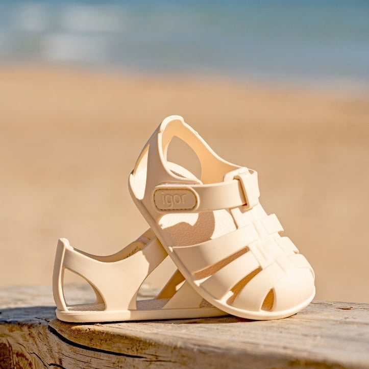 Cangrejeras barefoot Nemo solid Marfil - Igor