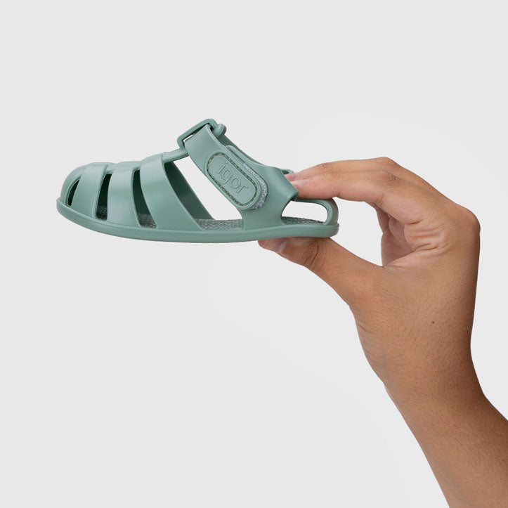 Cangrejeras barefoot Nemo solid Matcha - Igor