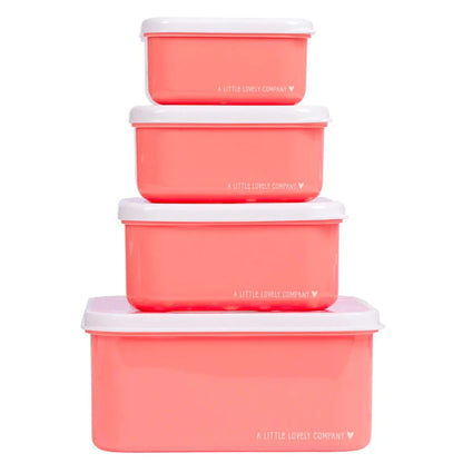 Set 4 cajitas almuerzo Fun - A Little Lovely Company