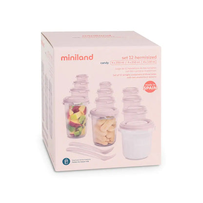 Set 12 contenedores hermisized candy Miniland