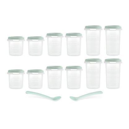 Set 12 contenedores hermisized mint Miniland