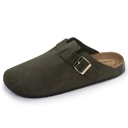 Zuecos mujer caqui - Isotoner