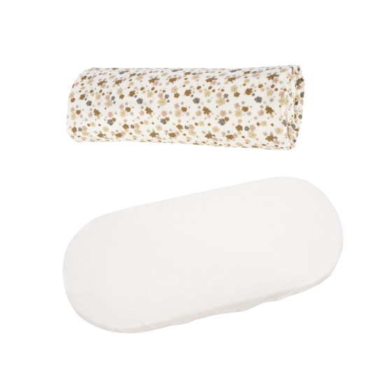 Sabana Ajustable Cuco + Muselina Somerset - Pasito a Pasito