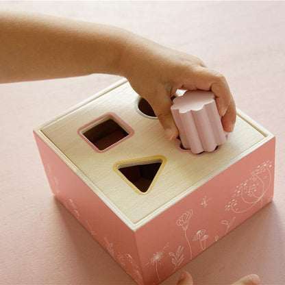 Encajable formas Flowers rosa Little Dutch