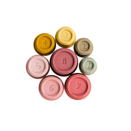 Cubos apilables baño rosa - Little Dutch