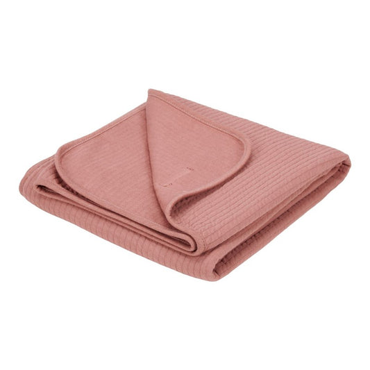 Manta moisés Puro Rosa Rubor - Little Dutch