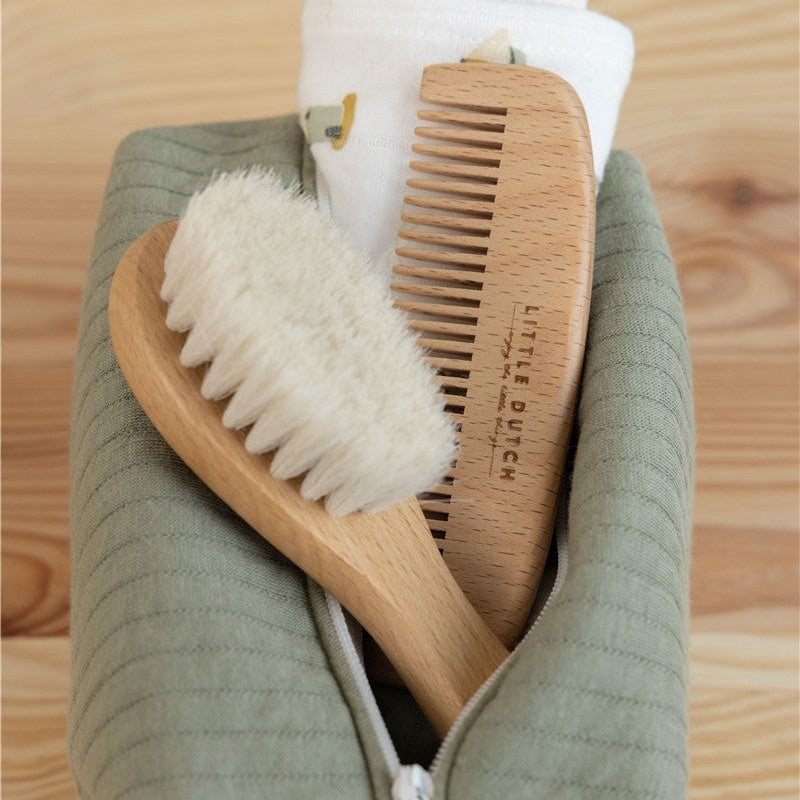 Set cepillo y peine bebé - Little Dutch