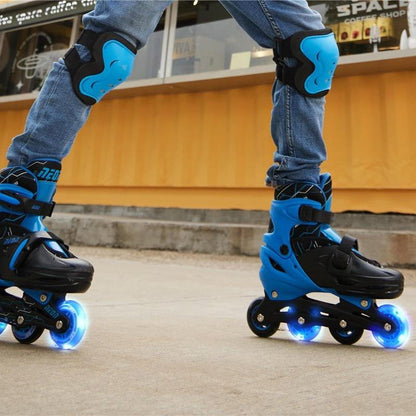 Patines Combo Neón 34-37 azul - Yvolution