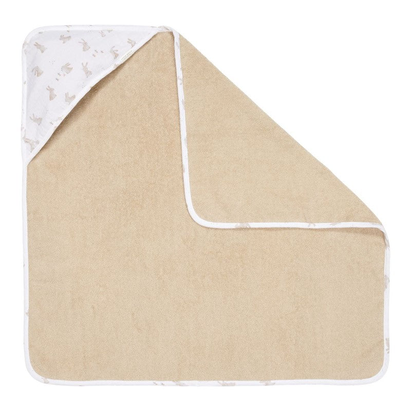 Toalla capa Baby Bunny 75x75 - Little Dutch