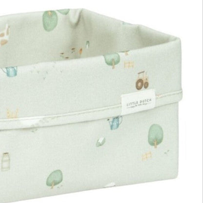 Cesta almacenamiento grande Peque Granja - Little Dutch