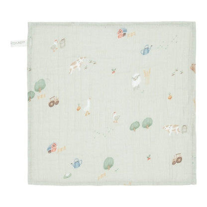 Set toalla Muselina Pequeña Granja - Little Dutch