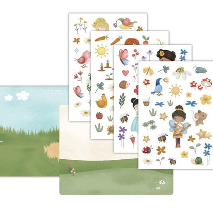 Pegatinas de ventana Rose y Friends Little Dutch