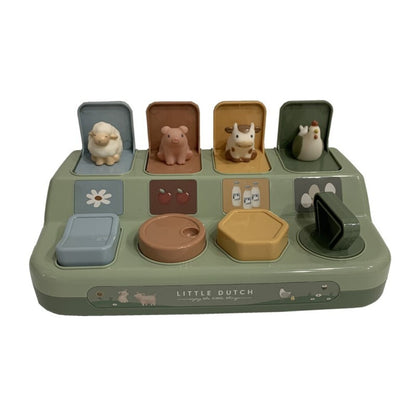 Pulsa y sale animal Pequeña Granja - Little Dutch