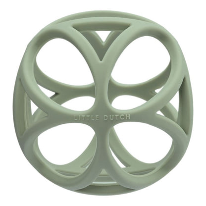 Pelota sensorial silicona verde Little Dutch