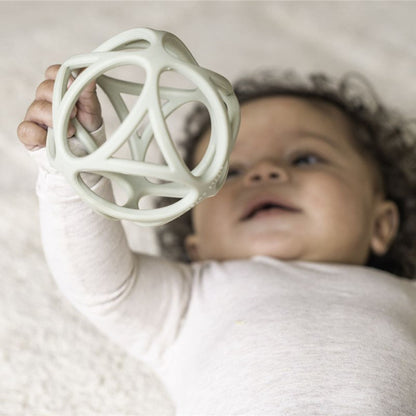 Pelota sensorial silicona verde Little Dutch