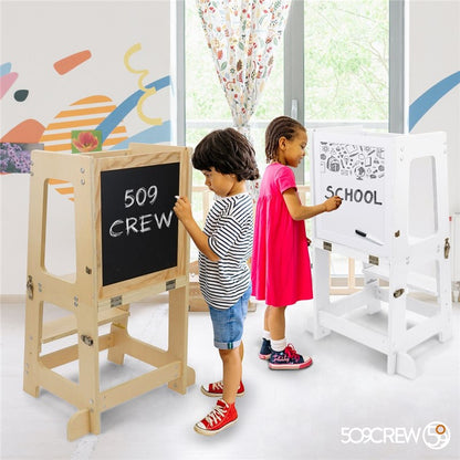 Torre de aprendizaje 3 en 1 natural - Prema