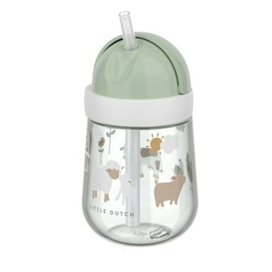 Vaso con pajita Mio 300ml Pequeña Granja - Mepal