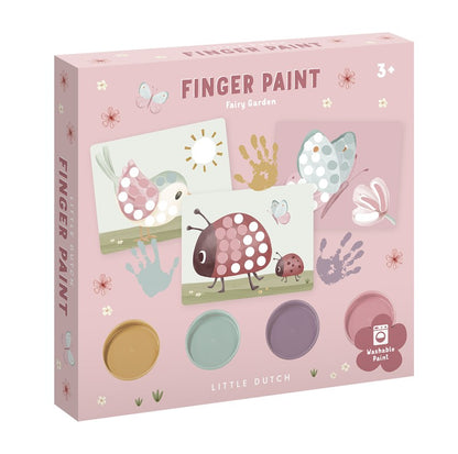 Set pintura dedos Fairy Garden - Little Dutch