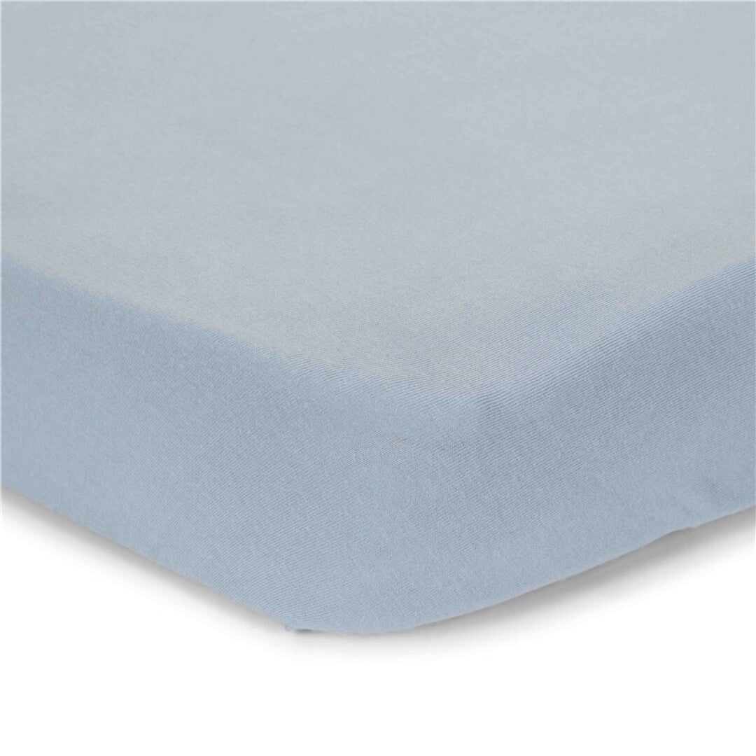 Sábana bajera cuna Puro Azul Denim - Little Dutch