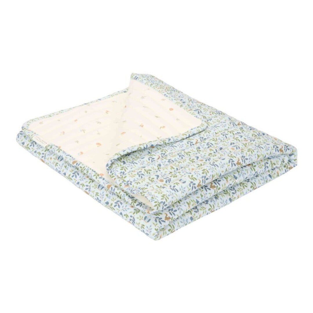 Colcha reversible cuna Forest Adventure & Treasures - Little Dutch