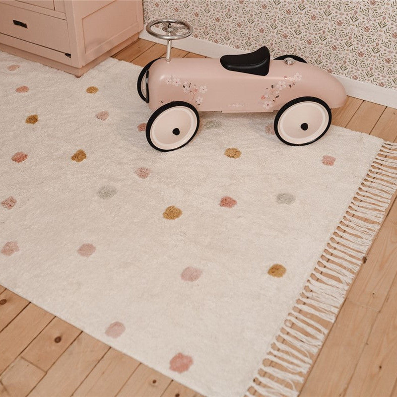 Alfombra Puntos Mix Rosa - Little Dutch