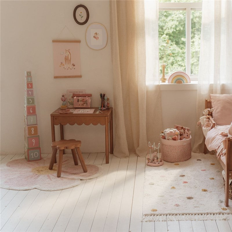 Alfombra Puntos Mix Rosa - Little Dutch