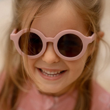 Gafas sol Redondas Rosa claro - Little Dutch