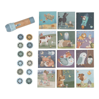 Proyector linterna azul - Little Dutch