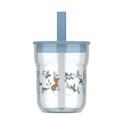 Vaso infantil Mio Forest Friends Pajita - Little Dutch