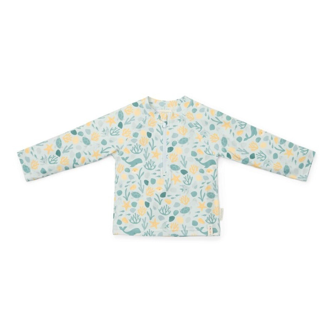 Camisa baño manga larga Conchas - Little Dutch