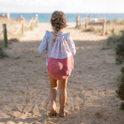 Bolsa juguetes playa Sunny Flowers - Little Dutch