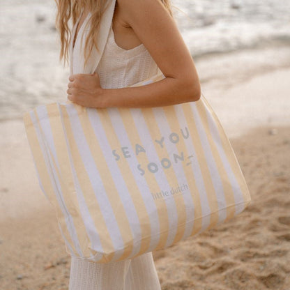Bolsa de playa Sunny Amarillo - Little Dutch