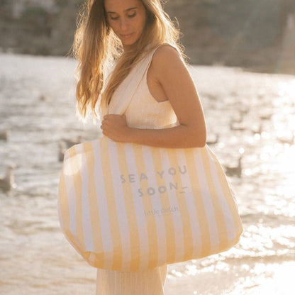 Bolsa de playa Sunny Amarillo - Little Dutch