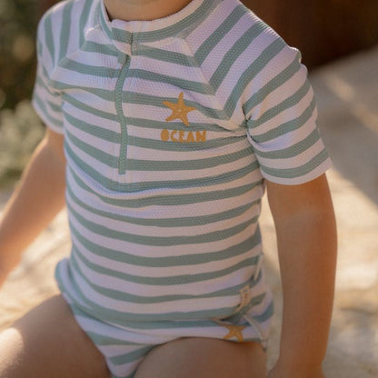 Bañador Pañal Rayas Surf - Little Dutch