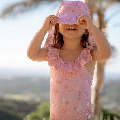Bañador Ocean Treasures rosa - Little Dutch