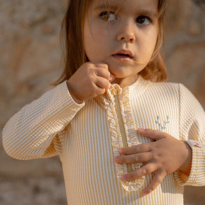 Bañador manga larga Amarillo - Little Dutch