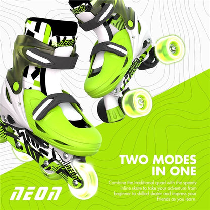 Patines Combo Neón Goteki verde Talla 34-37 - Yvolution