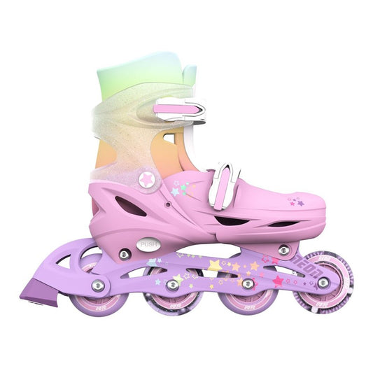 Patines Combo Neón Rainbow Talla 34-37 - Yvolution
