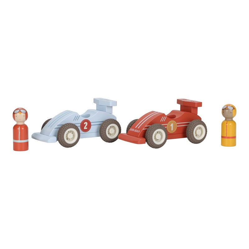 Set de 2 Coches de Carreras con Retroceso – Little Dutch