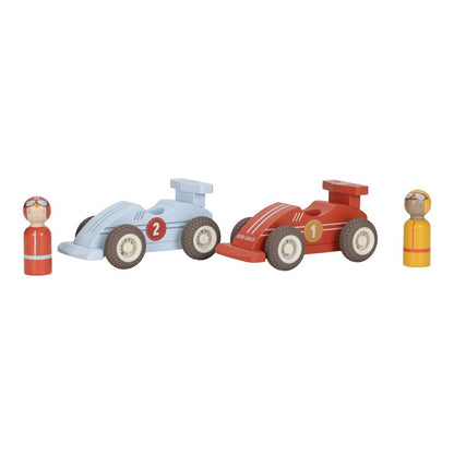 Set de 2 Coches de Carreras con Retroceso – Little Dutch