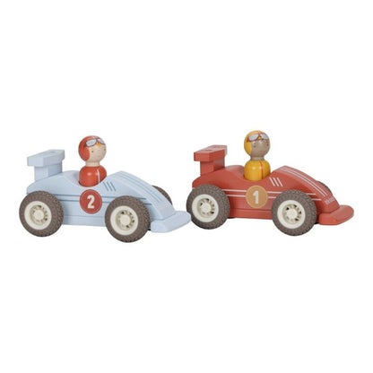Set de 2 Coches de Carreras con Retroceso – Little Dutch