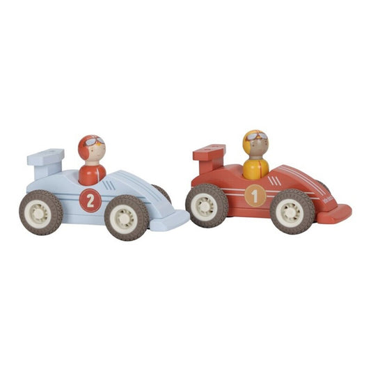 Set de 2 Coches de Carreras con Retroceso – Little Dutch