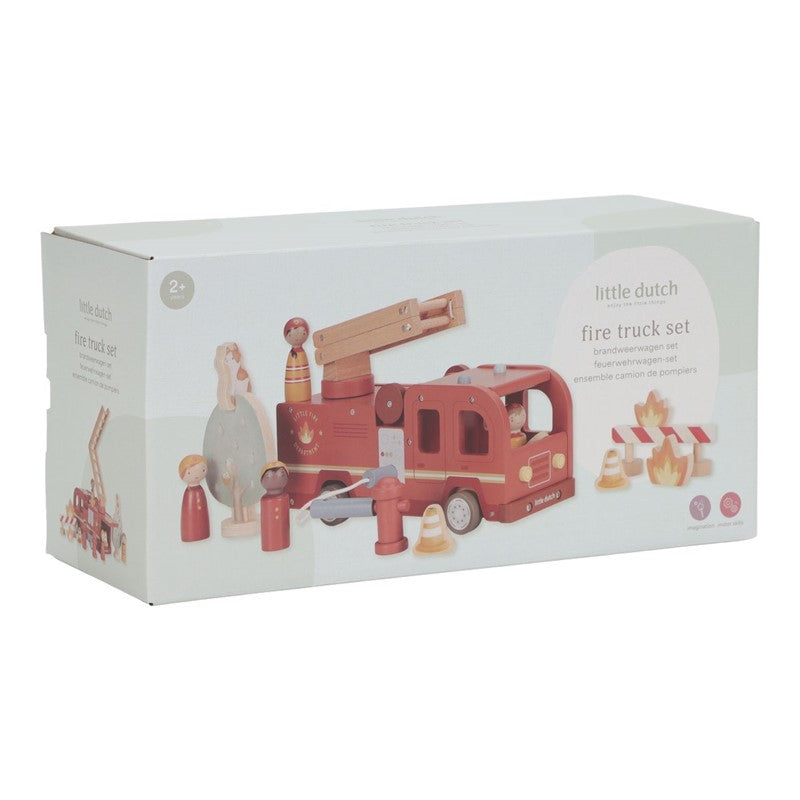 Set bomberos con camión - Little Dutch