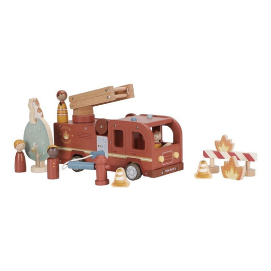 Set bomberos con camión - Little Dutch