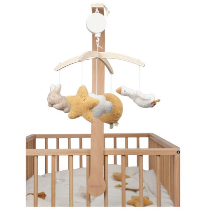 Móvil musical Madera Newborn Natural - Little Dutch