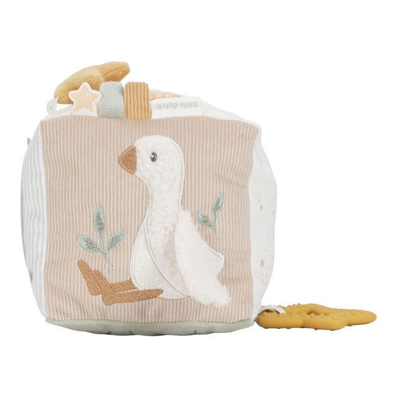 Cubo blandito actividades Newborn Naturals - Little Dutch